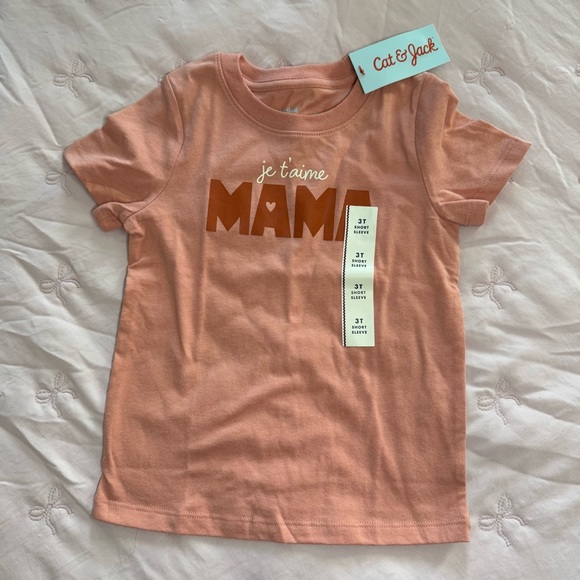 Cat & Jack Other - New with Tags - Cat & Jack Je T’aime Mama Toddler Tee Size 3T